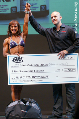 Lisa Giesbrecht - 1st Place Overall - Bodybuilding