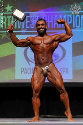 Abdulla Musa - 1st Place Overall - Open Men's Bodybuilding