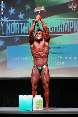 Nate Ensor - 1st Place Overall - Open Men's Bodybuilding