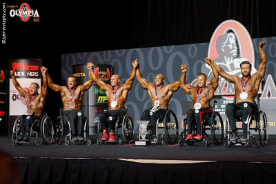 Top 6 Placers - Wheelchair Division