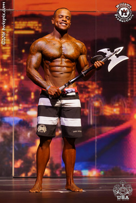 Jabe Johnson - 1st Place Overall - Open Men's Physique